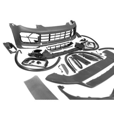 Paragolpes Delantero Porsche Cayenne 2011-2014 Look 2020 Turbo Spoiler