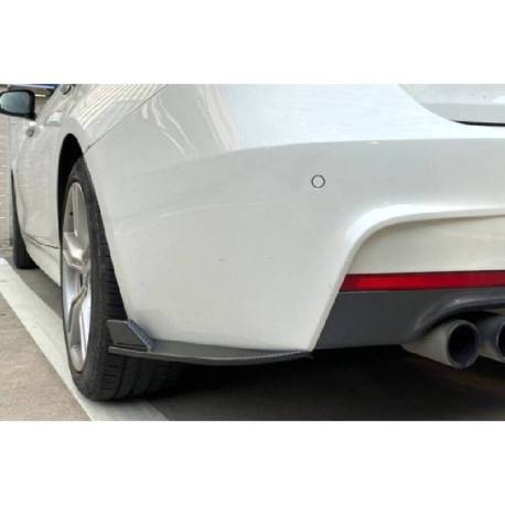 Punteras traseras BMW F30 2013-2019 Look M-Tech Negro Brillo