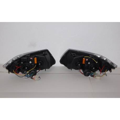 Faros Delanteros Luz De Dia BMW E90 05-08 Black Intermitente Led