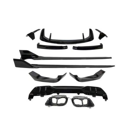 Kit De Carrocería BMW G05 X5 LCI 2023+ Look M Performance Brillante Negro