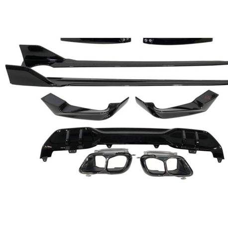 Kit De Carrocería BMW G05 X5 LCI 2023+ Look M Performance Brillante Negro
