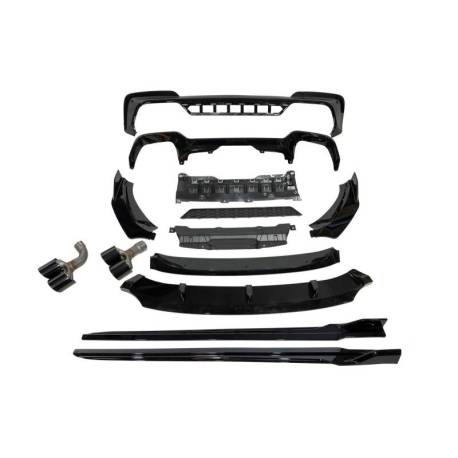 Kit De Carrocería BMW X3 G01 2018-2021 Look M Performance Brillante Negro