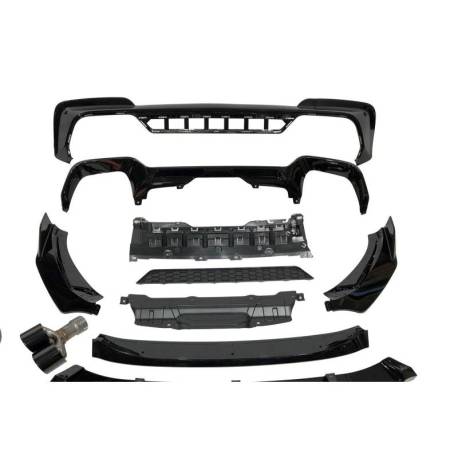 Kit De Carrocería BMW X3 G01 2018-2021 Look M Performance Brillante Negro