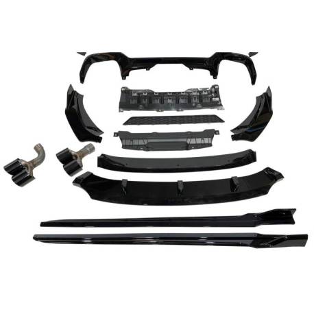 Kit De Carrocería BMW X3 G01 2018-2021 Look M Performance Brillante Negro