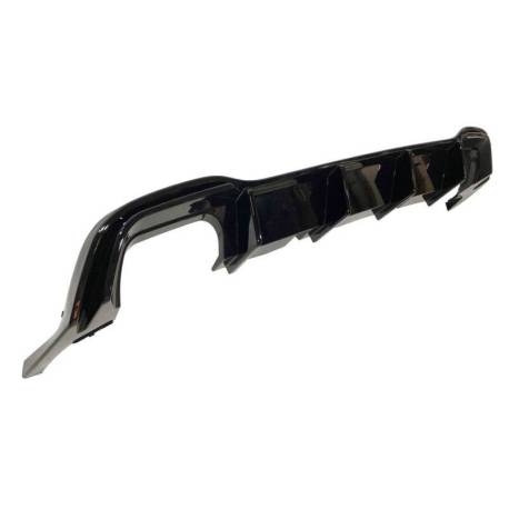 Difusor Trasero Volkswagen Golf 8 GTI Negro brillante 2 Salidas doble