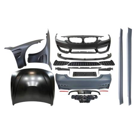 Kit De Carrocería BMW F36 Look M4 Aletas Capó