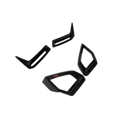 Splitters Delanteros BMW G05 X5 / G18 LCI Negro brillante