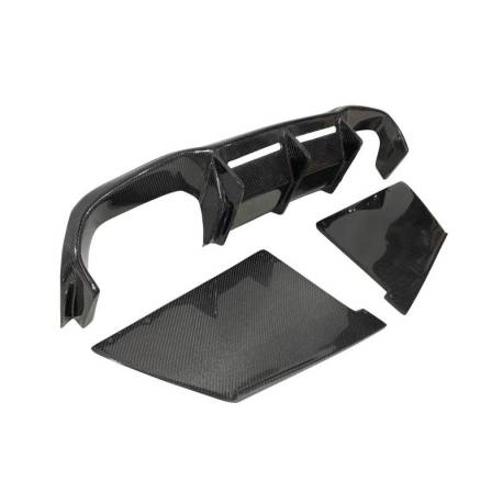 Difusor Trasero BMW F87 Look M2 Carbono