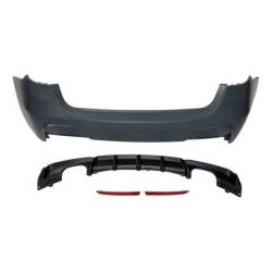 Paragolpes Trasero BMW F31 Look M Performance 2 Salidas doble