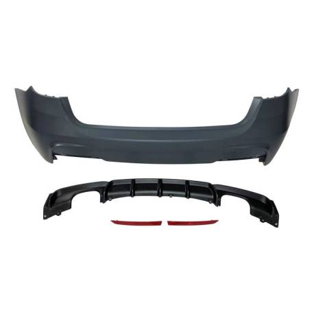 Paragolpes Trasero BMW F31 Look M Performance 2 Salidas doble