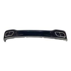 Difusor Trasero Volkswagen Golf 8 2019-2023 Negro brillante Look RLine