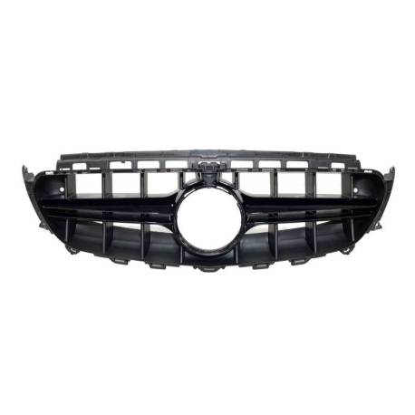 Parrilla Mercedes W213 4 puertas 16-19 / S213 16+ / C238 16+ Look AMG E63 Cámara Black