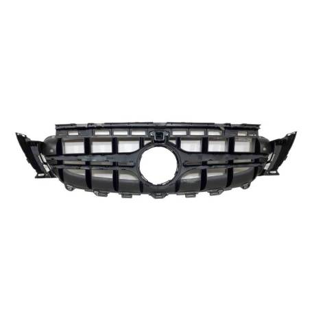 Parrilla Mercedes W213 4 puertas 16-19 / S213 16+ / C238 16+ Look AMG E63 Cámara Black