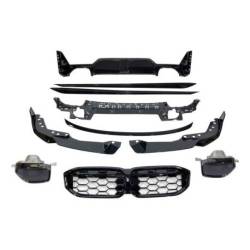 Kit De Carrocería BMW G20 / G21 LCI Look M Performance Brillante Negro