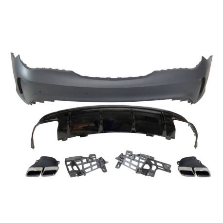 Paragolpes Trasero Mercedes W117 2013-2018 LCI 4P / SW Look AMG A45