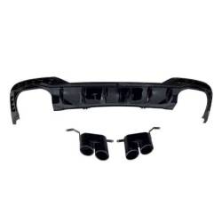 Difusor Trasero Audi A4 2020+ Look RS4 Black
