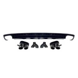 Difusor Trasero Audi A6 / A6 Avant C8 Look S6