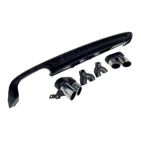 Difusor Trasero Audi A6 / A6 Avant C8 Look S6