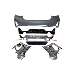 Paragolpes Trasero BMW G20 LCI 2023+ look M-Performance Brillante Negro