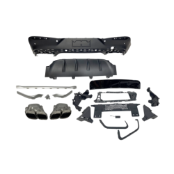Difusor Trasero Mercedes C254 GLC 2023+ Coupe look AMG GLC63