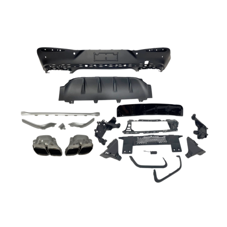 Difusor Trasero Mercedes C254 GLC 2023+ Coupe look AMG GLC63