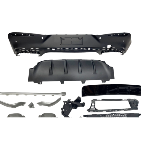 Difusor Trasero Mercedes C254 GLC 2023+ Coupe look AMG GLC63