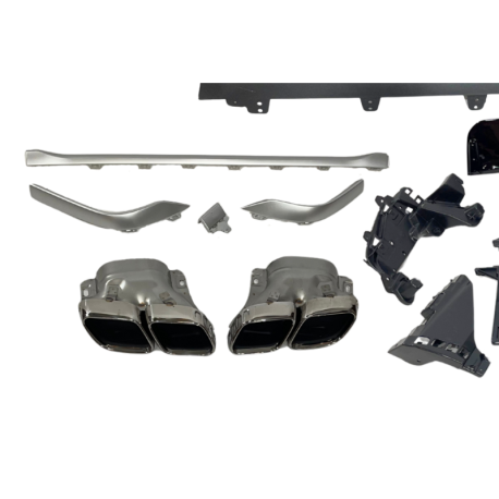 Difusor Trasero Mercedes C254 GLC 2023+ Coupe look AMG GLC63
