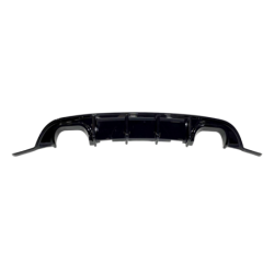 Difusor Trasero Volkswagen Golf 6 look Golf 7.5 R Negro Brillante