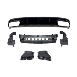 Difusor Trasero Mercedes C217 Coupe 2014-2020 Look Facelift S63