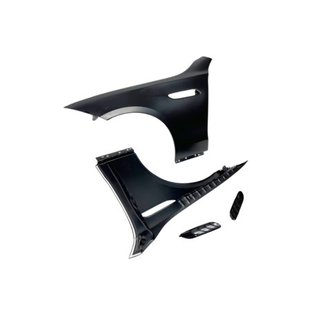 Aletas Mercedes W206 Sedan/SW/Coupe Look C63 Aluminio