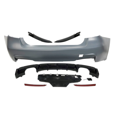 Paragolpes Trasero BMW F30 Look M Performance 2 Salidas doble  Punteras