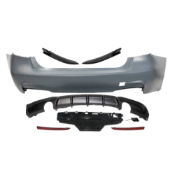 Paragolpes Trasero BMW F30 Look M Performance 2 Salidas doble  Punteras