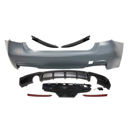Paragolpes Trasero BMW F30 Look M Performance 2 Salidas doble  Punteras