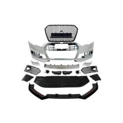 Paragolpes Delantero Audi A6 2015-2018 C7 Look RS6 Spoiler Cámara