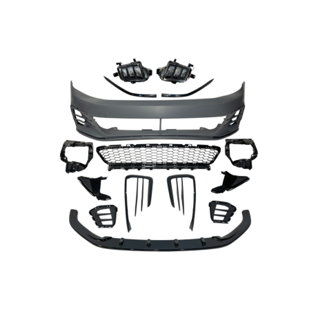 Paragolpes Delantero Volkswagen Caddy 2016-2020 Look Golf 7.5 GTI Spoiler