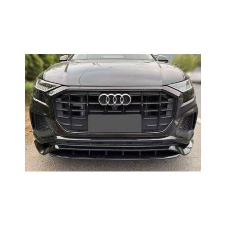 Spoiler Delantero Audi Q8 2018-2023 SLine Negro Brillante