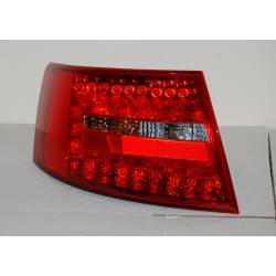 Pilotos Traseros Audi A6 '04-07 Red Smoked
