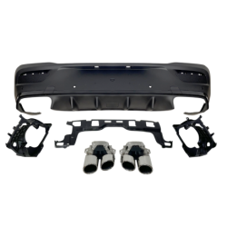 Difusor Trasero Mercedes C167 GLE 2020 Colas Look E53 Black