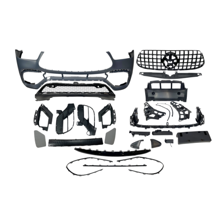 Paragolpes delantero Mercedes W167 / C167 2020+ GLE Look AMG
