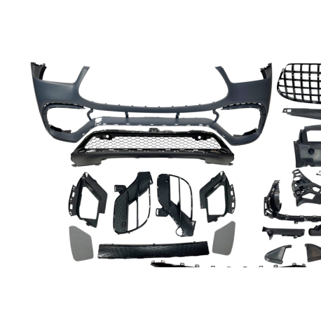 Paragolpes delantero Mercedes W167 / C167 2020+ GLE Look AMG