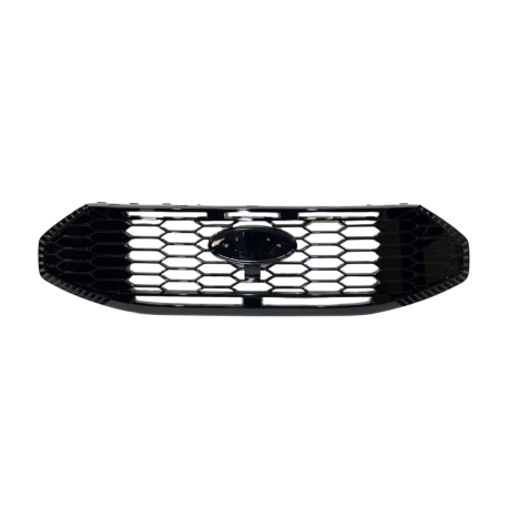 Parrilla Ford Transit Custom 2024+ Look Raptor Negro Brillante