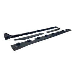 Taloneras Ford Mustang 2015-2020 Look GT500 II Negro Mate