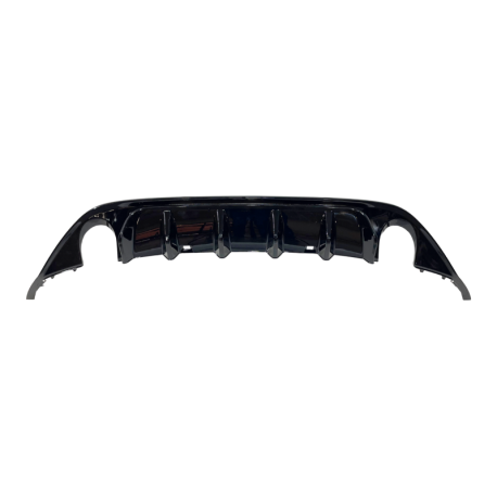 Difusor Trasero Volkswagen Golf 7 Look TCR Negro Brillante