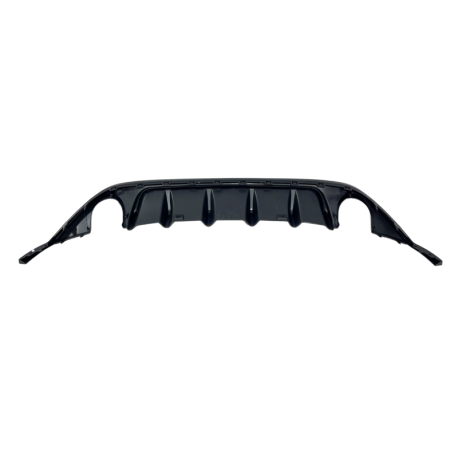 Difusor Trasero Volkswagen Golf 7 Look TCR Negro Brillante