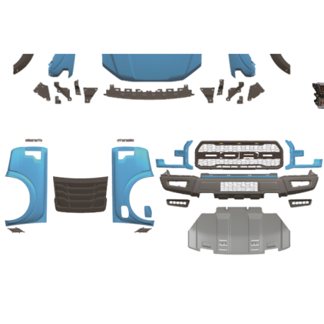 Kit De Carrocería Ford Ranger 2012-2021 Look F150