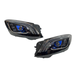 Faros Delanteros Mercedes W222 Look Facelift Black