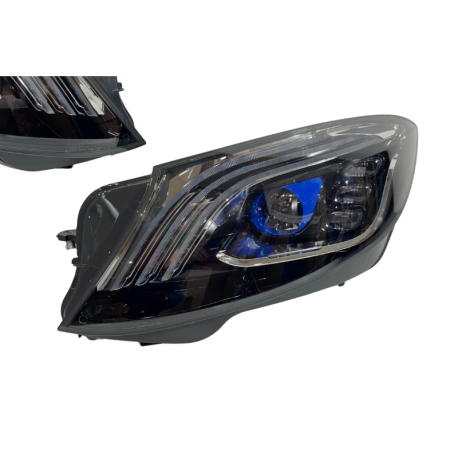 Faros Delanteros Mercedes W222 Look Facelift Black