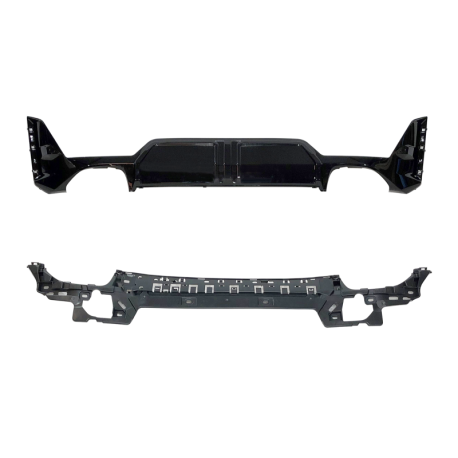 Difusor Trasero BMW G20 / G21 LCI Look M Performance Brillante Negro