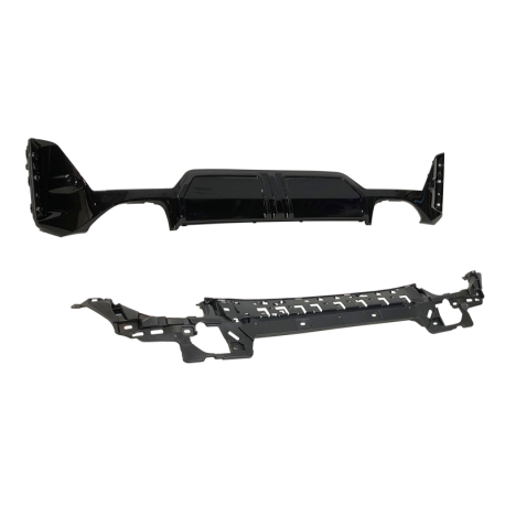 Difusor Trasero BMW G20 / G21 LCI Look M Performance Brillante Negro