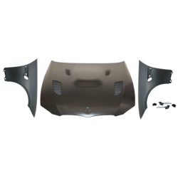 Capó Y Aletas BMW E92 / E93 Look M3 ´06-14 Black Led indicator
